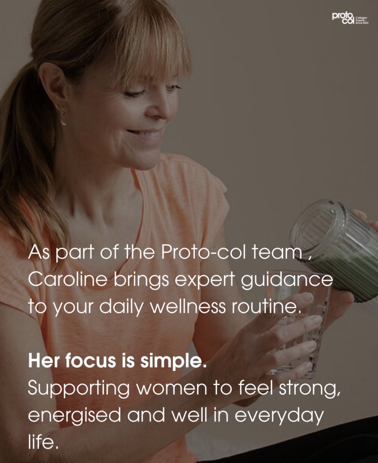 Caroline Sandry - Expert guidance for your daily wellness routine with Proto-col